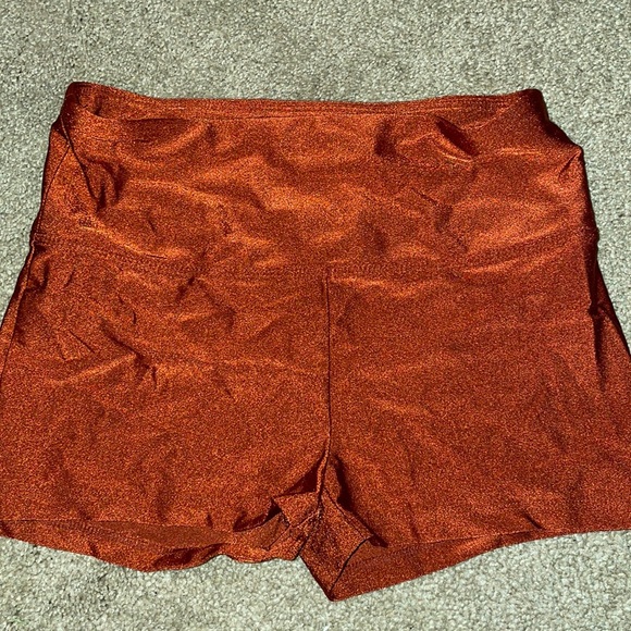Shorts | Shiny Burnt Orange Forever 